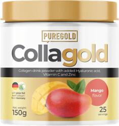 CollaGold Marha és Hal kollagén italpor hialuronsavval - Mango - 150g - PureGold [150 g]