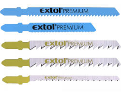 Extol Premium Pengék szúrófűrész-mixhez, 5 darabos készlet, bi-fém, HSS, HCS