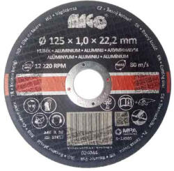 MAGG Vágókorong alumíniumhoz 125x1, 0x22, 2mm