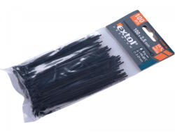 Extol Premium Kábelkötegelő fekete, 100x2, 5mm, nejlon PA66 - 100db