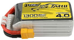 Tattu R-Line 4.0 1300mAh 22.2V 130C 6S1P XT60 Battery (025755) - vexio