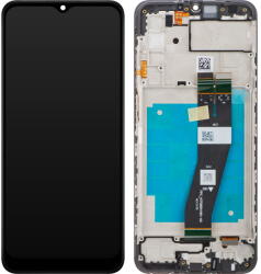 Samsung Piese si componente Display - Touchscreen Samsung Galaxy A03s A037F, Cu Rama, Varianta Europa, Negru, Service Pack GH81-21233A (GH81-21233A) - vexio