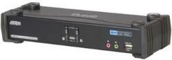 ATEN Switch KVM ATEN CS1782A 2-Port DVI USB 2.0 KVMP Switch, 7.1 Surround Sound, nVidia 3D (CS1782A-AT-G) - vexio