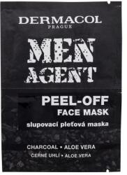 Dermacol Men Agent Peel-Off Face Mask mască de față Mască de față 2 x 7, 5 ml pentru bărbați