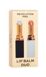 Revolution Beauty Lip Balm Duo set cadou Balsam de buze Clear Lip Balm 2, 7 g + balsam de buze Tinted Lip Balm 2, 7 g pentru femei