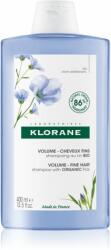 Klorane Flax Fiber Bio Sampon pentru par fin, moale 400 ml
