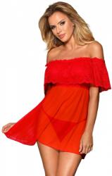  Lovely Carmen piros ruha, XL-XXL