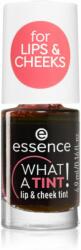 essence WHAT A TINT! blush lichid și luciu de buze 4, 9 ml