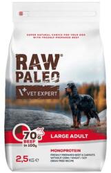VetExpert Raw Paleo Beef Adult Large 2, 5 kg caini talie mare, cu vita