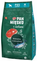 Pan Mięsko PAN MIĘSKO cu ierburi aromatice, vita si ton S 3 kg hrana caini rase mici