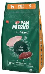 Pan Mięsko PAN MIĘSKO ierburi aromatice, curcan si rata M 3 kg hrana caini rasa medie