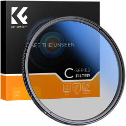 K&F Concept KF Concept Slim HMC Filtru Polarizare 72mm (KF01.1440)