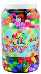 Malte Haaning Plastic A/S Tepuse ciuperci Hama Maxi Sticks, 650 buc in cutie plastic MARE (Ha9791)