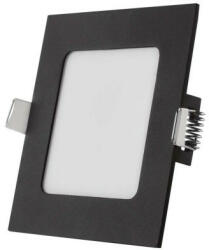 EMOS LED süllyesztett lámpatest négyzet, fekete, 7W , szabályozható (Nexxo) (ZD2323)