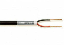 Tasker Hangszóró Kábel Tekercsben 2x 2.50 mm2 100 m Fekete (TASR-C276-BLK)