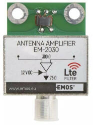 EMOS J5803 30dB VHF/UHF antenna előerősítő (J5803) - tobuy