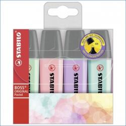STABILO Textmarker Boss Original Pastel 4 culori/set Stabilo SW7042 (SW7042)