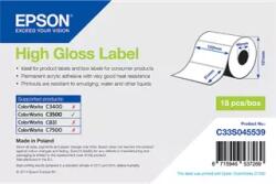 Epson 102 mm x 51 mm Papír Tekercses etikett címke Fehér ( 610 címke/tekercs ) (C33S045539)