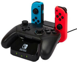 PowerA Nintendo Switch/Lite/OLED Charging Base fekete kontroller töltőállomás (1525991-01) - tobuy