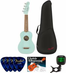 Fender Venice Soprano Ukulele WN SET Daphne Blue Ukulele soprano (097-1610-504-SET)