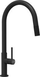 SCHOCK Schock Talia konyhai csaptelep Fekete, kihúzható fejjel, 2 funkciós zuhany, kerámiabetét (536120S)