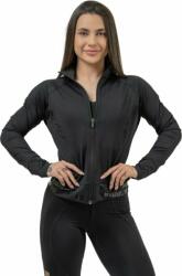 NEBBIA Zip-Up Jacket INTENSE Warm-Up Black S Hanorac pentru fitness