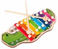 Kik Xilofon colorat pentru copii - Crocodil (KX7282) Instrument muzical de jucarie