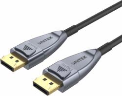 Unitek 8K Ultrapro DisplayPort 1.4 aktív optikai kábel 5.0m Fekete (C1615GY)