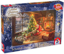Schmidt Spiele Puzzle Schmidt din 1000 de piese - Thomas Kinkade Santa's Special Delivery (59495)