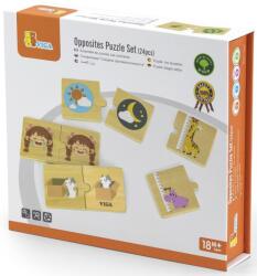 Viga Toys Образователен пъзел Viga - Игра на противоположности (44674) - ozone