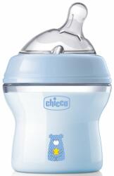 Chicco Biberon Chicco - Natural Feeling, 1 picătură, 150 ml, pentru băiețel (N0241)