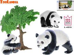 MIKRO Zoolandia panda cu pui și accesorii (MI51053)