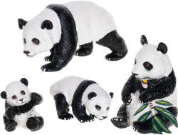 MIKRO Zoolandia masculi și femele panda cu pui (MI51045)