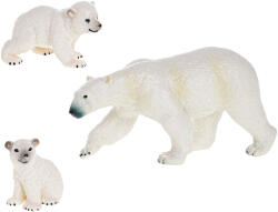 MIKRO Ursul polar Zoolandia cu pui (MI51102) Figurina