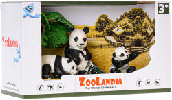 MIKRO Zoolandia panda cu pui și accesorii (MI51052)