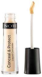 Note Cosmetique Machiaj Ten Conceal & Protect Liquid Concealer Light Sand Corector 4.5 ml