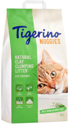 Tigerino Tigerino Nisipul lunii: 2 x 14 litri Nuggies Nisip pentru pisici - Parfum proaspăt l (cca. kg)