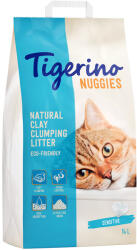 Tigerino Tigerino Nisipul lunii: 2 x 14 litri Nuggies Nisip pentru pisici - Sensitive (fără parfum) l (cca. kg)