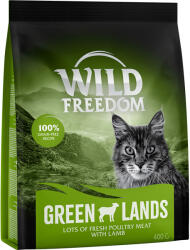 Wild Freedom Wild Freedom 2 + 1 gratis! 3 x 400 g hrană uscată pentru pisici - Adult "Green Lands" Miel