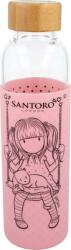 Santoro Sticla Santoro cu capac roz 585 ml (00295)