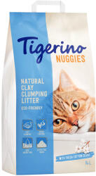 Tigerino Tigerino Nisipul lunii: 2 x 14 litri Nuggies Nisip pentru pisici - Parfum de floare bumbac l (cca. kg)