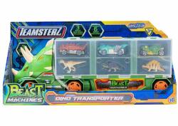 HTI Transportator Dino cu masini si figurine, Teamsterz Beast Machines