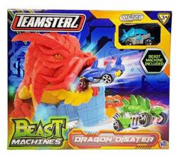HTI Set de joaca cu masinuta, Teamsterz Beast Machines Dragon Disater