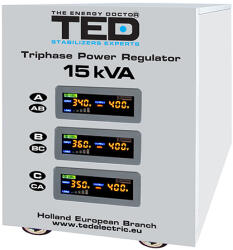 Ted Electric Stabilizator Tensiune Trifazat Servo 15kva (ted_svc15000)