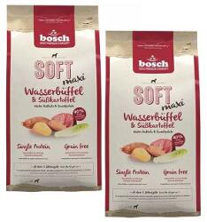 bosch BOSCH Soft Maxi Water Buffalo & Yams 2x12.5kg