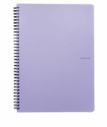 Karton PP Caiet spiralat PP PASTELINI A4/70 coli, violet