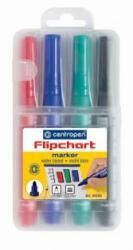 Centropen Marker flipchart CENTROPEN 8550 - set de 4