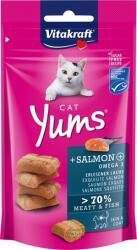 Vitakraft Cat Yums extra puha jutalomfalat lazaccal és Omega 3-mal 40 g