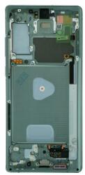 NBA001LCD1011200297274 Samsung Galaxy Note20 / Note20 5G OLED kijelző érintővel Zöld kerettel előlap (NBA001LCD1011200297274)