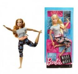 Mattel Barbie hajlékony jógababák 2018 FTG80
